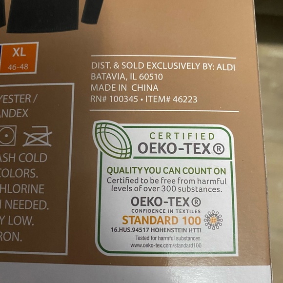 Adventuridge Men’s black base layer crew long sleeve t-shirt size L NWT - Picture 3 of 4